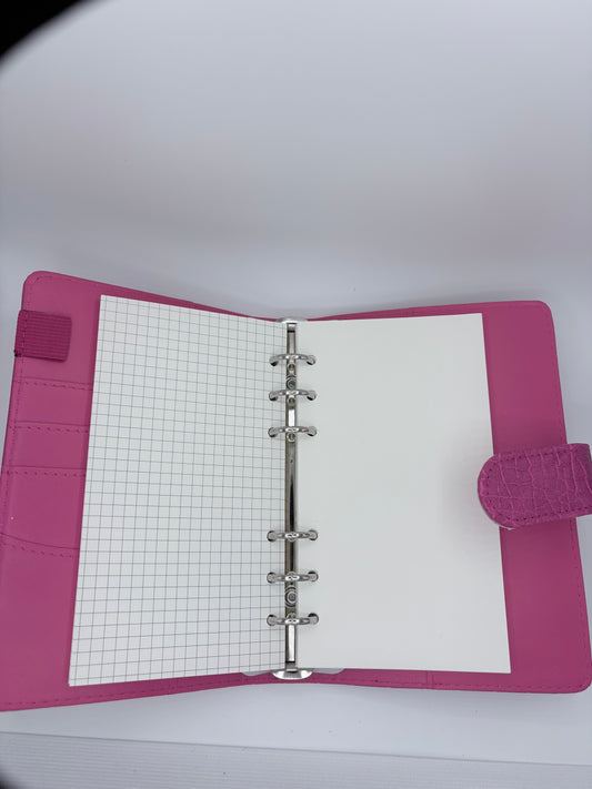 Croc 🐊 A5 Diary Binder + blank/dotted paper